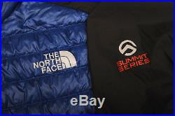 THE NORTH FACE VERTO MICRO HOODIE 800 PRO DOWN hybrid MEN'S BLUE JACKET L
