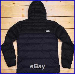 THE NORTH FACE WEST PEAK 700 DOWN insulated MEN'S NAVY PUFFER HOODIE JACKET M
