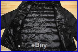 THE NORTH FACE WEST PEAK HOODIE 700 DOWN insulated MEN'S BLACK PUFFER JACKET L