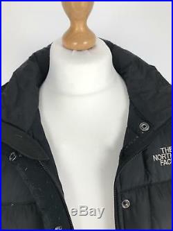 THE NORTH FACE Womens 600 Down Coat Hooded Puffer TNF Small S Black