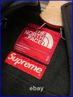 THE NORTH FACE x SUPREME 16SS Sweat Hoodie Parka Black Size-S Used from Japan