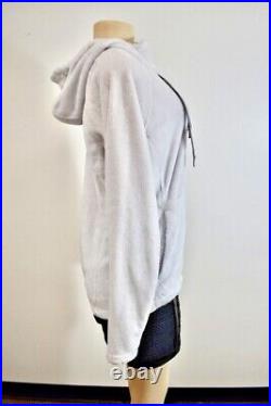 THE North face white terry cloth Jacket hoodie Size Large On Sale
