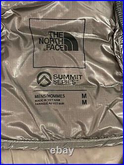 TNF Mens The North Face Summit L3 800 Down Hoodie Jacket M Medium Grey NWT
