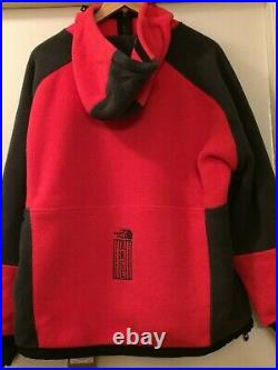 The North Face 94 Rage Classic Retro FZ Fleece Hoodie Rose Red M NWT Mens TNF