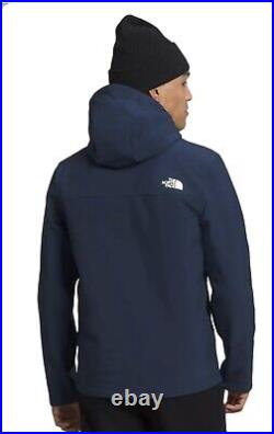 The North Face Apex Bionic 3 Hoodie Full-Zip Jacket, Summit Navy Blue, MD