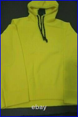 The North Face Black Series Engineered Knit YELLOW Hoodie Mens Med NWT A-3
