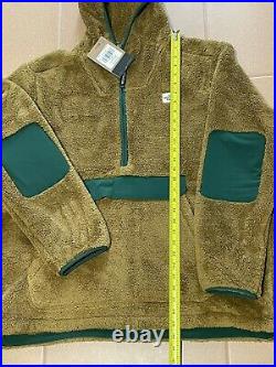 The North Face Campshire Mens Pullover Jacket Sherpa Fleece Hoodie Sz XXL $149