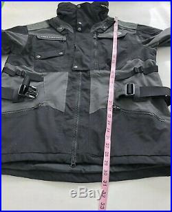 The North Face Coat Steep Tech Black Hooded Ski Skiing Jacket Size M