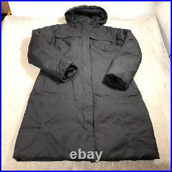 The North Face Coat Women's Medium Parka Black Hoodie Jacket Down Casual