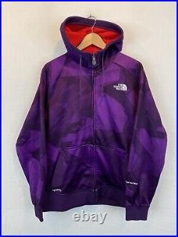 The North Face Cryptic Series TNF APEX Hoodie Sweatshirt Purple Full Zip Medium