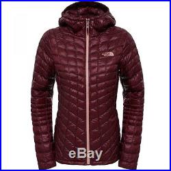 The North Face Damen Thermoball Hoodie Winterjacke Deep Garnet Red