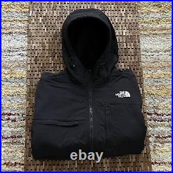 The North Face Denali 1/2 Zip Hoodie Vented Fleece Pullover Jacket Black Large L