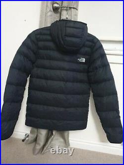 The North Face Down Insulated Hoodie Winter Jacket Top Size Men Small Chest 38