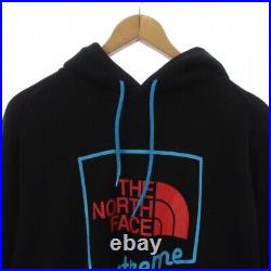 The North Face EXTREME HOODIE PULLOVER LONG SLEEVE SWEAT FABRIC LOGO PRINT Used