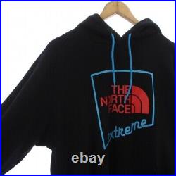 The North Face EXTREME HOODIE PULLOVER LONG SLEEVE SWEAT FABRIC LOGO PRINT Used