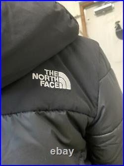 The North Face Girls/womens Quilted Hoodie. Jacket Black. Size Small