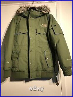 The North Face Gotham Green Fur Jacket Coat Parka UK MHoodie Jumper Top Hoodie