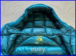The North Face Hooded Elysium Down Hoody Jacket Blue L / Large RRP £240
