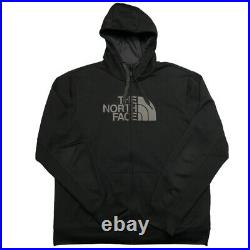 The North Face Hoodie Full Zip 100% Polyester Black Men's size XL