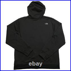 The North Face Hoodie Full Zip 100% Polyester Black Men's size XL
