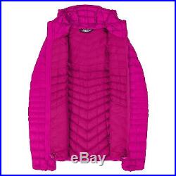 The North Face Hot Pink Thermoball Quilted Hoodie Jacket Coat Large L NWT