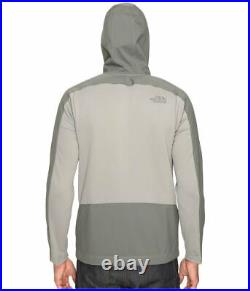 The North Face Jacket Tenacious Hybrid Hoodie Zip Soft Shell Coat Grey Large NEW
