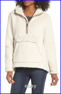 The North Face Jacket Womens Campshire Sherpa Fleece 1/4 Zip Pullover Hoodie