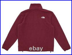 The North Face L13807 Mens Red Large Quarter Zip Fleece Sweatshirt Size L