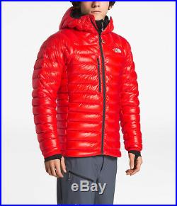 The North Face L3 Proprius Hoodie Insulated 800 Down Jacket Mens Small Fiery Red