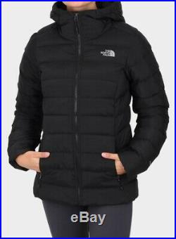 The North Face Ladies Stretch Down Hoodie Small S Black BNWT RRP £230
