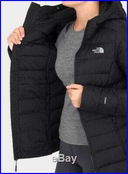 The North Face Ladies Stretch Down Hoodie Small S Black BNWT RRP £230