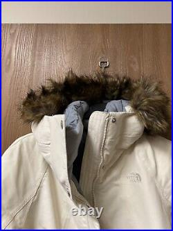 The North Face Long Jacket With Fur Hoodie Size Medium