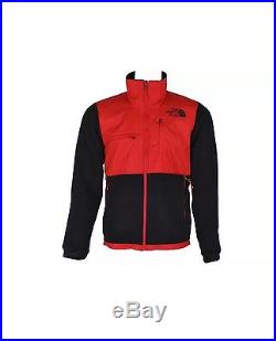 The North Face MENS DENALI 2 Jacket RECYCLED Black And Red Size Medium