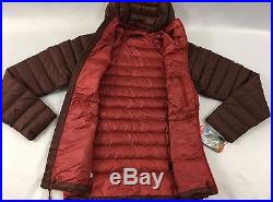 The North Face MEN's Trevail Hoodie Puffer Jacket Cardinal Sequoia Red Size S