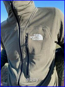The North Face Men SUMMIT L2 Futurefleece Full Zip Hoodie Green Jacket Coat