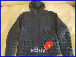 The North Face Men's 2019 Thermoball Hoodie Jacket Large Shady Blue MSRP $220
