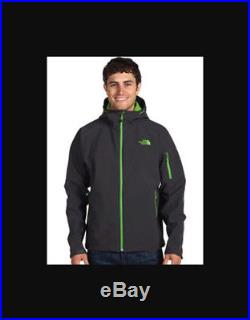 The North Face Men's Apex Android Hoodie Jacket Asphalt Grey/Green