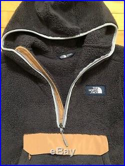 The North Face Men's Campshire Pullover Hoodie Grey/Brown Small Barely Worn