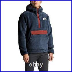 The North Face Men's Campshire Pullover Hoodie Sherpa Navy TNF Sz L Large NWT