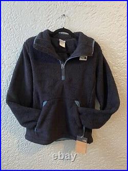 The North Face Men's Campshire Pullover Hoodie Sweatshirt Sz Small Navy Blue NEW