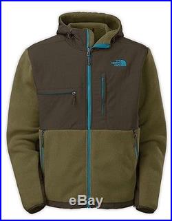 The North Face Men's Denali Hoodie NWT LG Recycled Burnt Olive/Black Ink