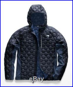 The North Face Men's IMPENDOR THERMOBALL HYBRID HOODIE Insulated Jacket Navy M