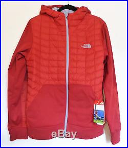 The North Face Men's KILOWATT THERMOBALL HOODIE Hybrid Jacket Cardinal Red M Med