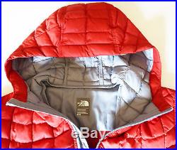 The North Face Men's KILOWATT THERMOBALL HOODIE Hybrid Jacket Cardinal Red M Med