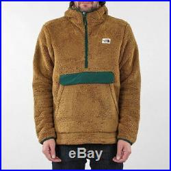 The North Face Men's New Campshire Sherpa Fleece Pullover Hoody British Khaki