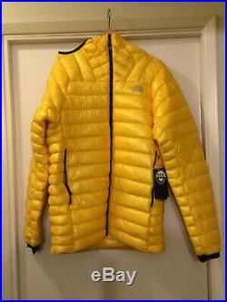 The North Face Men's Summit L3 Down Hoodie Canary Yellow MENS LARGE (L)