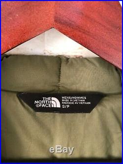 The North Face Men's Thermoball Hoodie Full Zip Puffer Jacket Taupe Green S