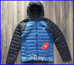 The North Face Men's Trevail hoody Down Jacket Large, turkish sea / urban navy