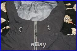 The North Face Men's Zero Gully Hoodie Rain Jacket Asphalt Grey LARGE
