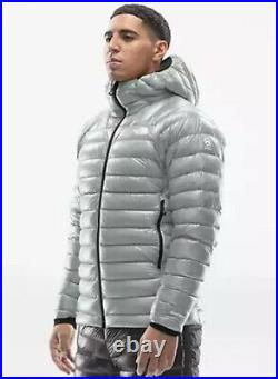 The North Face Mens 800 Summit L3 Down Hoodie Slim Fit Jacket Size L Gray $375